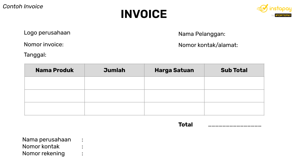 Contoh Invoice